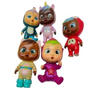 IMC Toys 5” Cry Babies Magic Tears Doll Lot of 5